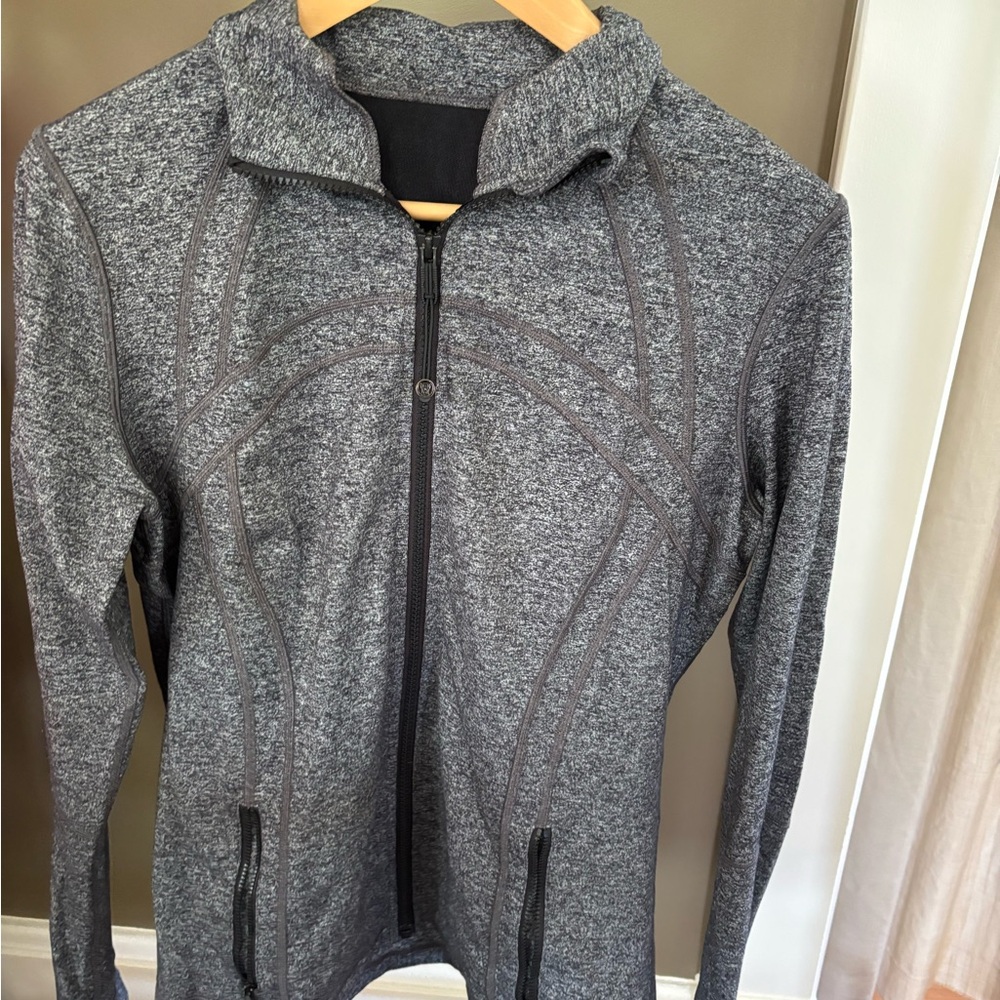 Lululemon Define Jacket, size 14, Heathered Black